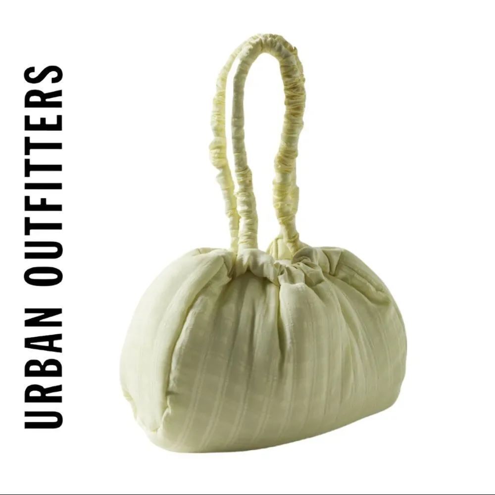 NEW Urban Outfitters UO Petal Yellow Drawstring Shoulder Purse Bag